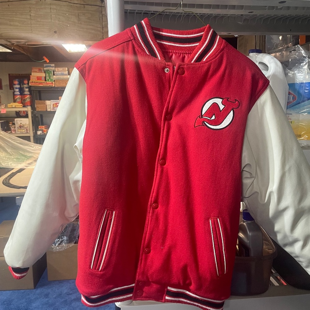 New Jersey Devils leather jacket